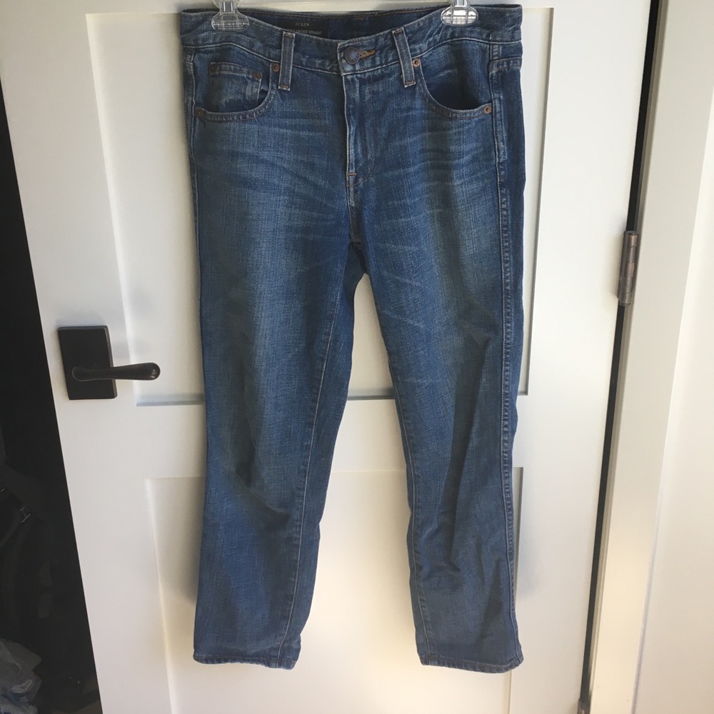 J. Crew Cropped vintage straight jean